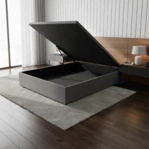 Box Baul 2 Plazas 140x190 Madera Maciza Con Patas