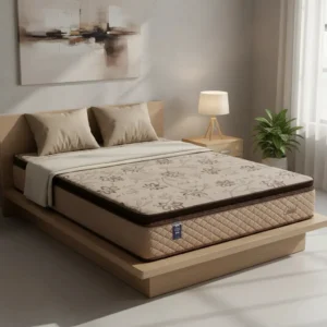 Colchon Ortopedico Cristal Plaza Y Media Pillow Top Soft Marrón 110x188x29