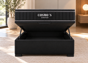 Box Sommier Baul Libertad 1 Plaza Resorte Pocket 90x190x64