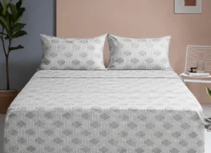 Juego De Sábanas Cotton Flor King 100% Algodon