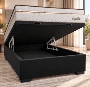 Sommier Baul 2 Plazas Ortopedico Orquidea 138x188x63 Pillow Eurotop