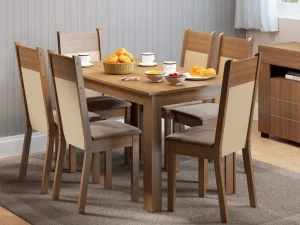 Juego de Comedor Honduras con 6 Sillas