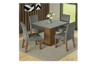 Juego de Comedor Karina con 4 Sillas
