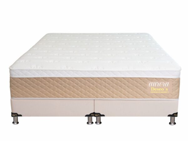 Conjunto Sommier Aurora Queen Resortes Pocket
