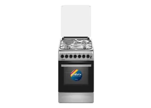 Cocina combinada Enxuta 3 hornallas 1 disco CENX5546I Inox.