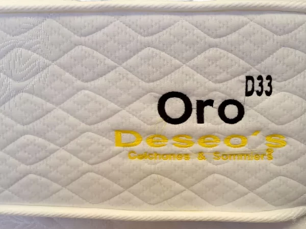 Conjunto Sommier Linea Oro 2 Plazas Espuma D33 - Imagen 2