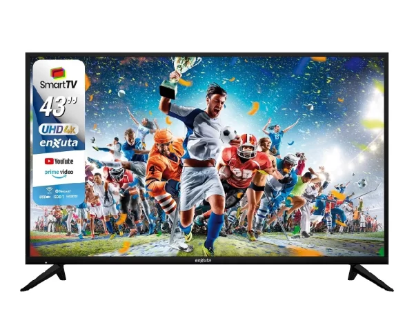 SMART TV 43” ULTRA HD 4K ENXUTA LEDENX1243SDF4KL