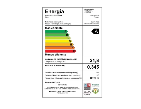 Refrigerador Enxuta No Frost – French Door – Inverter RENXFD22300I - Imagen 3