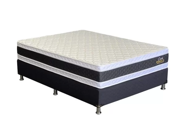 Conjunto Sommier Doble 2 Plazas Espuma D26/D45