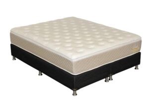 Conjunto Sommier Pasión Queen Espuma D45 c/Pillow Soft D30