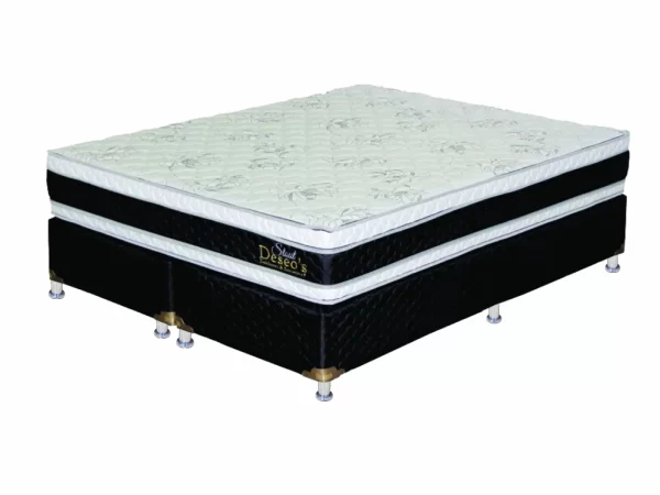 Conjunto Sommier Stout Queen Espuma D45