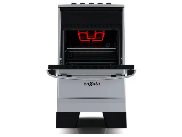 Cocina Multigas–Enxuta–Inox-Mesada en Vidrio Negro-CENXV27542I - Imagen 2
