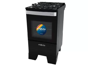 Cocina Multigas–Enxuta–Mesada en Vidrio Negro-CENXV27542NG